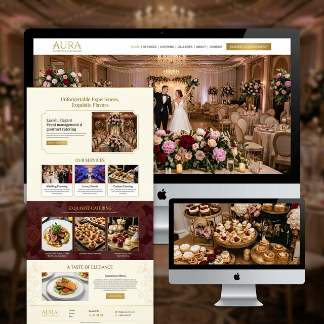 Diya Caterers & Events | Web Development Portfolio