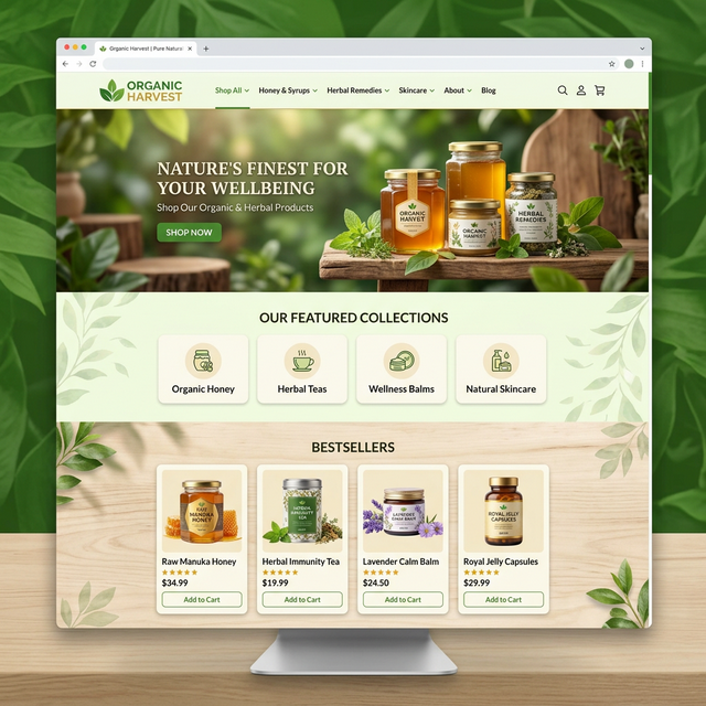 Haripriya Organics | Web Development Portfolio