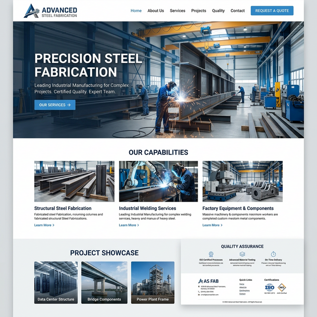 Shree Balaji Steel Works | Web Development Portfolio